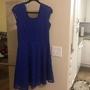 Blue dress